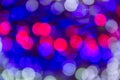 Abstract colorful bright bokeh background of Christmaslight