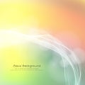 Abstract colorful bright wave background