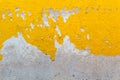 Abstract colorful cement wall texture and background, Concrete surface The yellow stain is broken. High quality picture.Used for