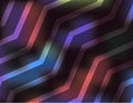 Abstract Colorful Chevron Pattern Background Illustration