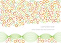 Abstract colorful circles background