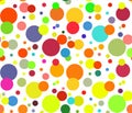 Abstract colorful circles background Royalty Free Stock Photo