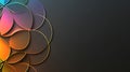 Abstract Colorful Circles Design Background Image Royalty Free Stock Photo