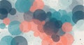 Abstract Colorful Circles Floating in a Soft Background Royalty Free Stock Photo