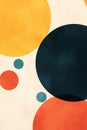 A Abstract Colorful Circles Royalty Free Stock Photo