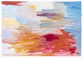 Abstract colorful composition of brushstrokes Royalty Free Stock Photo