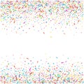 Abstract colorful confetti background. on white. Vector holiday illustration. Royalty Free Stock Photo