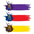Colorful cricket banner or poster design