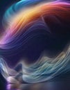 Abstract colorful 3d wave background with ltexture effect on it Royalty Free Stock Photo