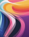 Abstract colorful 3d wave background with ltexture effect on it Royalty Free Stock Photo