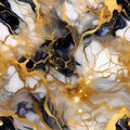 Abstract colorful decorative marble background texture with a small touch of gold