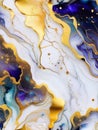 Abstract colorful decorative marble background texture with a small touch of gold