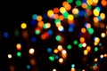 Abstract colorful defocused circular facula. Bokeh blurred color light can use background. new year bokeh defocus