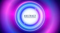 Abstract colorful digital technology background with circles copy space for text