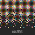 Abstract dotted seamless background