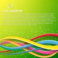 Abstract Colorful Dynamic Template