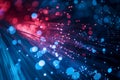 Abstract colorful fiber optic high speed data transfer background and wallpaper