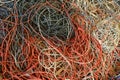 Colorful fishing net Royalty Free Stock Photo