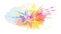 Abstract Colorful Flowing Lines Dynamic Pattern, vector design Generative AI Royalty Free Stock Photo