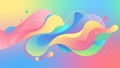 Abstract Colorful Fluid Waves Background Royalty Free Stock Photo