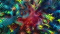 Abstract colorful generative pattern background