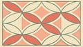 Abstract colorful geometric interlocking pattern vector design Generative AI Royalty Free Stock Photo