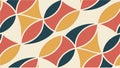 Abstract Colorful Geometric Pattern Background, vector design Generative AI Royalty Free Stock Photo