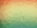 Abstract polygonal illustration, which consist of triangles. Geometric background in Origami style with gradient. Triangular desig Royalty Free Stock Photo