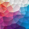 Abstract colorful geometric seamless pattern background with triangles and polygons shapes. Ideal for web and app template, book