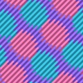 Abstract colorful geometric seamless pattern from lines. Vector illustration