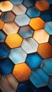 Abstract colorful geometric shapes background wallpaper Royalty Free Stock Photo