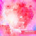 Abstract colorful geometric triangles background. Royalty Free Stock Photo