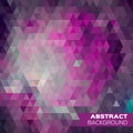 Abstract colorful geometric triangles background. Royalty Free Stock Photo