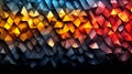 Abstract Colorful Geometric Triangular Pattern Design Royalty Free Stock Photo