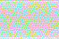 Abstract colorful glitch gradient background. Texture with pixel square blocks. Mosaic tetris pattern Royalty Free Stock Photo