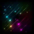 Abstract colorful glow background vector