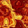 Abstract colorful glowing red yellow amber seamless pattern, amber glass swirl background. Seamless amber in backlit texture