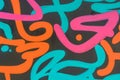 Abstract colorful graffity background Royalty Free Stock Photo