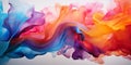 Abstract colorful Graphic motion on background, creative waves of gradient color smoke and liquid Royalty Free Stock Photo