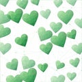 Abstract colorful hearts background. Royalty Free Stock Photo