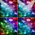 Abstract colorful hearts Royalty Free Stock Photo