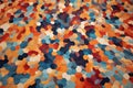 abstract colorful Hexagonal pattern background Royalty Free Stock Photo