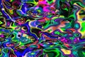 An abstract colorful holographic futuristic