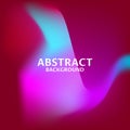ABSTRACT COLORFUL ILLUSTRATION BACKGROUND WITH GRADIENT LIQUID COLOR