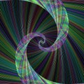 Abstract colorful spiral fractal background