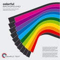 Abstract colorful layout. Vector.