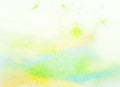 Abstract colorful light color watercolor background. Royalty Free Stock Photo