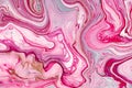 abstract colorful light pink liquid marble texture and colorful acrylic fluid pattern on watercolor pink