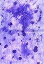 Abstract colorful lilac background painted with watercolor. Cute