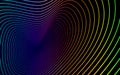 Abstract colorful lines background. Color shape concept on black. Modern design for website. Vector illustration Royalty Free Stock Photo